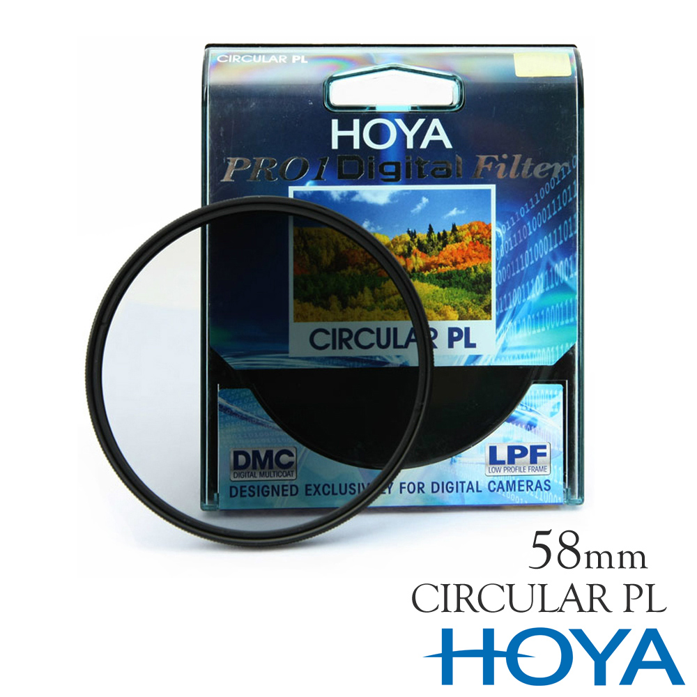 HOYA PRO 1D CPL WIDE 薄框環型偏光鏡 58mm