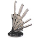 固鋼 一體成形高級420醫療級安全不鏽鋼刀具7件組(五刀+刀座+剪刀) product thumbnail 2