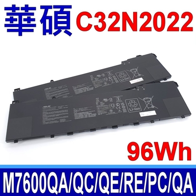ASUS 華碩 C32N2022 電池 VivoBook Pro 16 M7600QA M7600QC M7600QE M7600RE N7600PC N7600QA N7600QC N7600QE