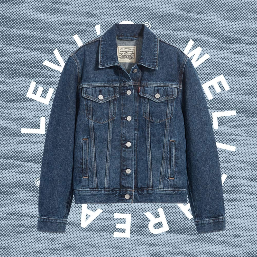 Levis Wellthread環境友善系列 女款 牛仔外套 / 創新棉化寒麻纖維 / 深藍基本款