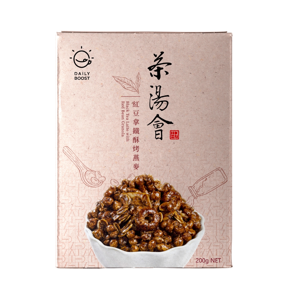 [Daily Boost x 茶湯會] 紅豆拿鐵酥烤燕麥(200g/盒)