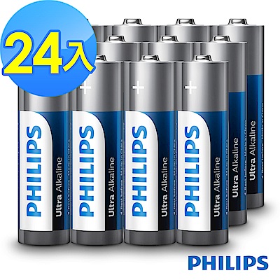 【PHILIPS飛利浦】4號超鹼電池( 24顆 )