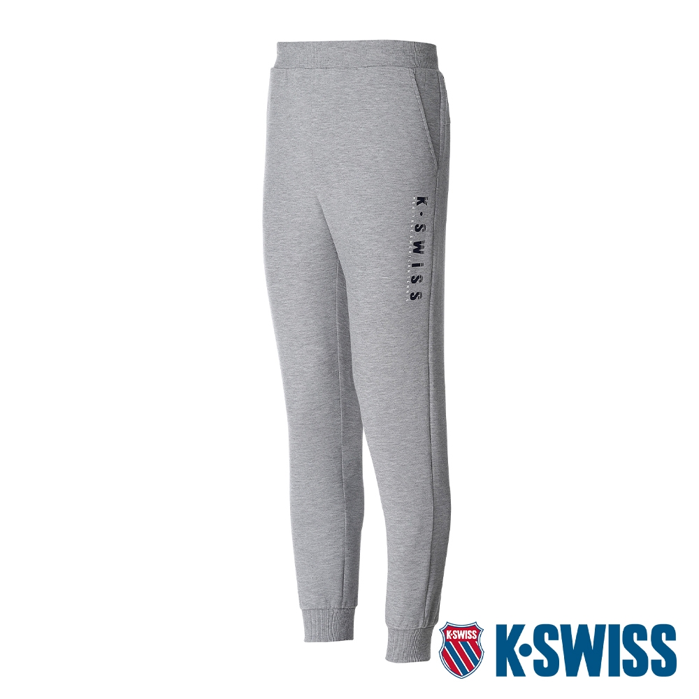 K-SWISS Sweat Pants運動休閒長褲-男-灰