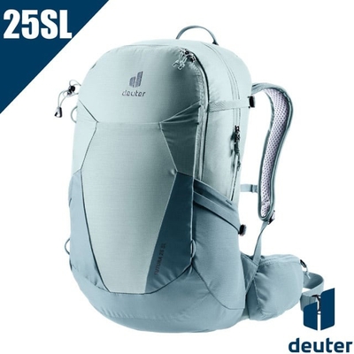 【Deuter】FUTURA 透氣網架背包 25SL(女性窄肩款)_3400221 水藍