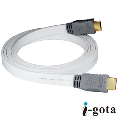 i-gota 超薄型 HDMI 影音傳輸扁線 2M (FE-HDMI-02G)