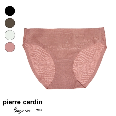 【pierre cardin 皮爾卡登女性內衣】半透膚鱷魚紋無痕三角褲