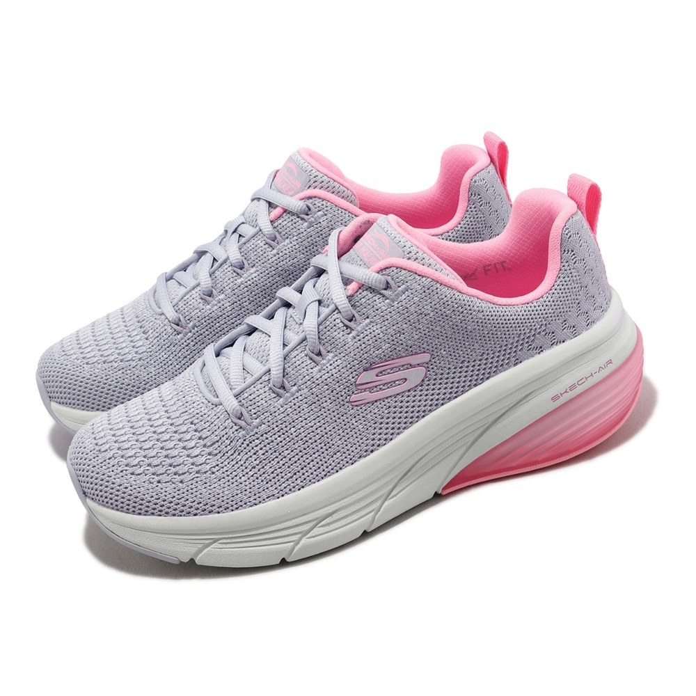 Skechers 休閒鞋 Skech-Air D Lux-Steady Lane 女鞋 紫 粉 氣墊 足弓支撐 運動鞋 150073LVPK