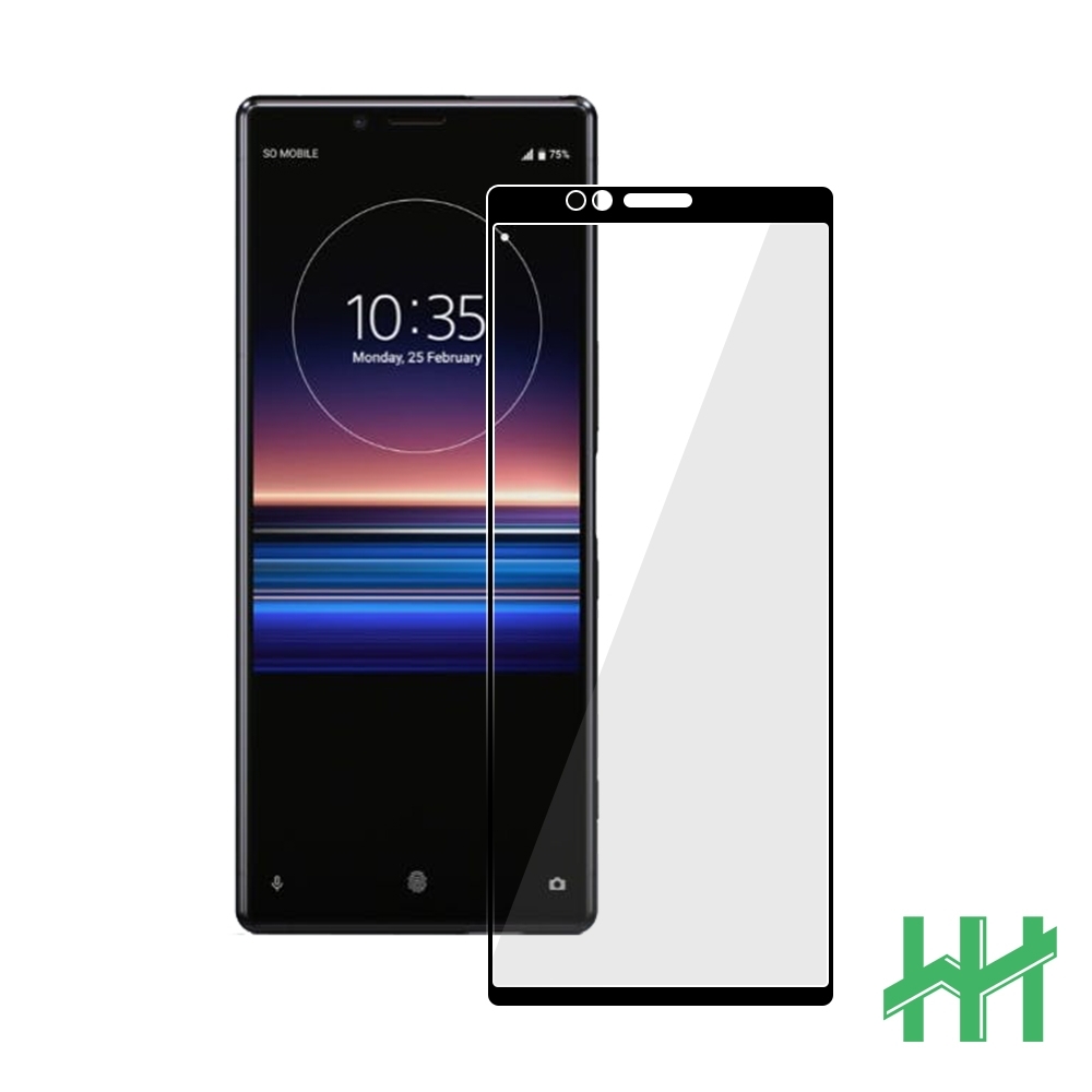 【HH】鋼化玻璃保護貼系列 SONY Xperia 1 (6.5吋)(滿版曲面黑)