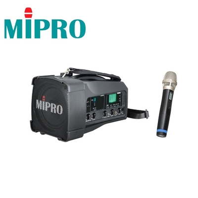 (買一送二) MIPRO 嘉強 MA-100 單頻道迷你無線喊話器，附單手握，再贈送一台MIPRO MR-616