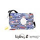 Kipling 斜背包 Emoji系列香蕉吊飾 條紋圖案-小 product thumbnail 1