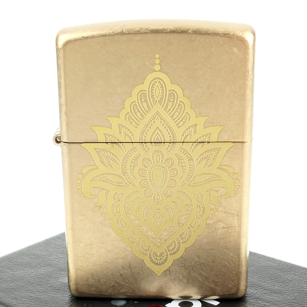 ZIPPO 美系~Henna Tattoo-印度傳統手繪圖騰設計打火機