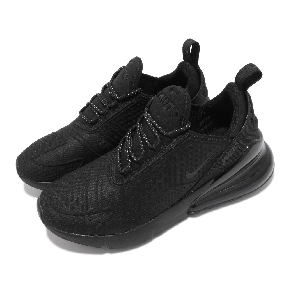 Nike 休閒鞋 Air Max 270 SE 運動 女鞋 海外限定 經典款 氣墊 避震 襪套式 全黑 AJ7372-001