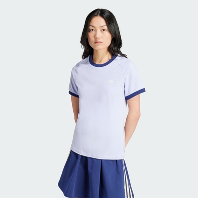 adidas 上衣 女款 短袖上衣 運動 三葉草 VRCT TEE 藍紫 IX1916