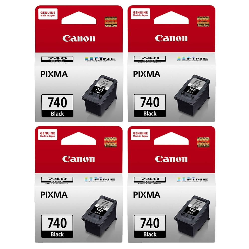 Canon PG-740 原廠黑色墨水匣(五入組)