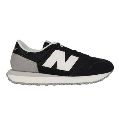 NEWBALANCE 男復古運動鞋-237系列 復古 慢跑 NB N字鞋 MS237LBK 黑白灰