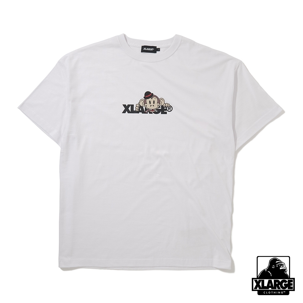 XLARGE S/S TEE KEITH STANDARD LOGO短袖T恤-白