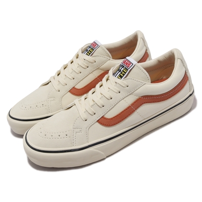 Vans 滑板鞋 Sk8-Low Reissue SF 米白 橘 焦糖色 女鞋 男鞋 休閒鞋 情侶鞋 VN0A4UWI4WU