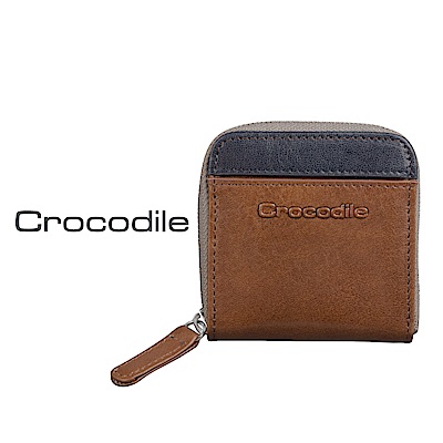 Crocodile Naturale系列Easy輕巧拉鍊零錢包 0103-08101-02