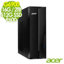 Acer 宏碁 Aspire XC-1780 薄型電腦 (G6900/16G/2TB+512G SSD/P600-2G/W11P)