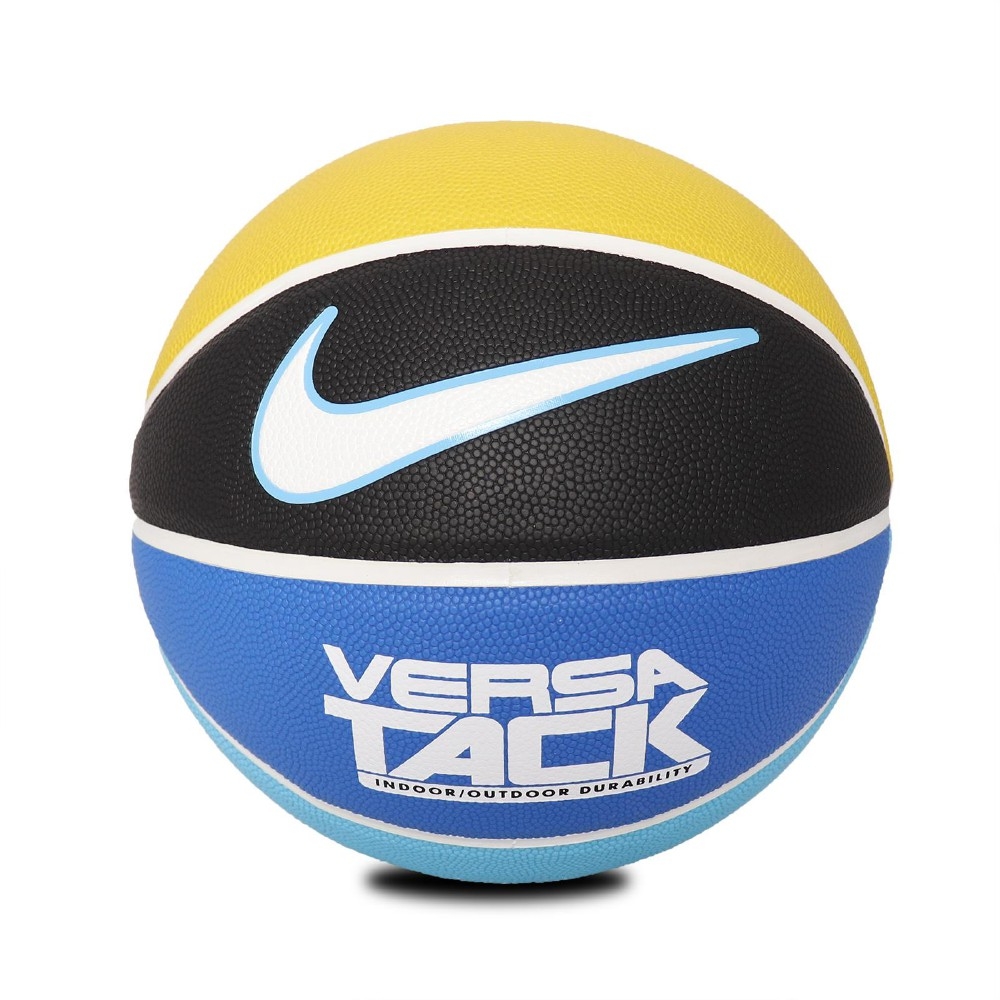 Nike 籃球 Versa Tack 8P Basketball 7號球 室內外 橡膠材質 耐磨 水泥地 藍 黃 黑 N000116403107