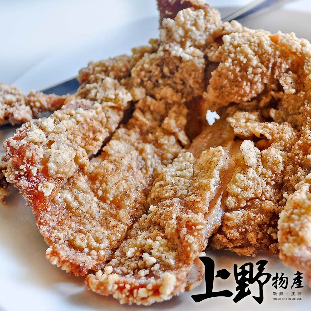 【上野物產】醃漬蒜味椒鹽香雞排x15片(160g±10%/片)