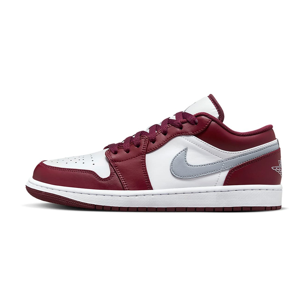 Nike Air Jordan 1 Low Bordeaux 男鞋酒紅色喬丹低筒運動休閒鞋553558