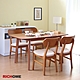 【RICHOME】雅洛特餐桌椅組(一桌四椅)W120-150 × D80 × H75 cm product thumbnail 1