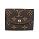 二手品 Louis Vuitton Monogram帆布三折4卡短夾 product thumbnail 1