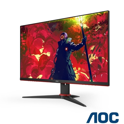 AOC 24G2SE 24型電競螢幕(165Hz/FHD/HDMI/喇叭/可壁掛)