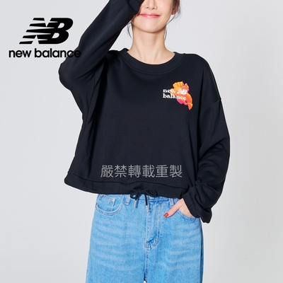 [New Balance]NB長袖上衣_女性_黑色_WT21559BK