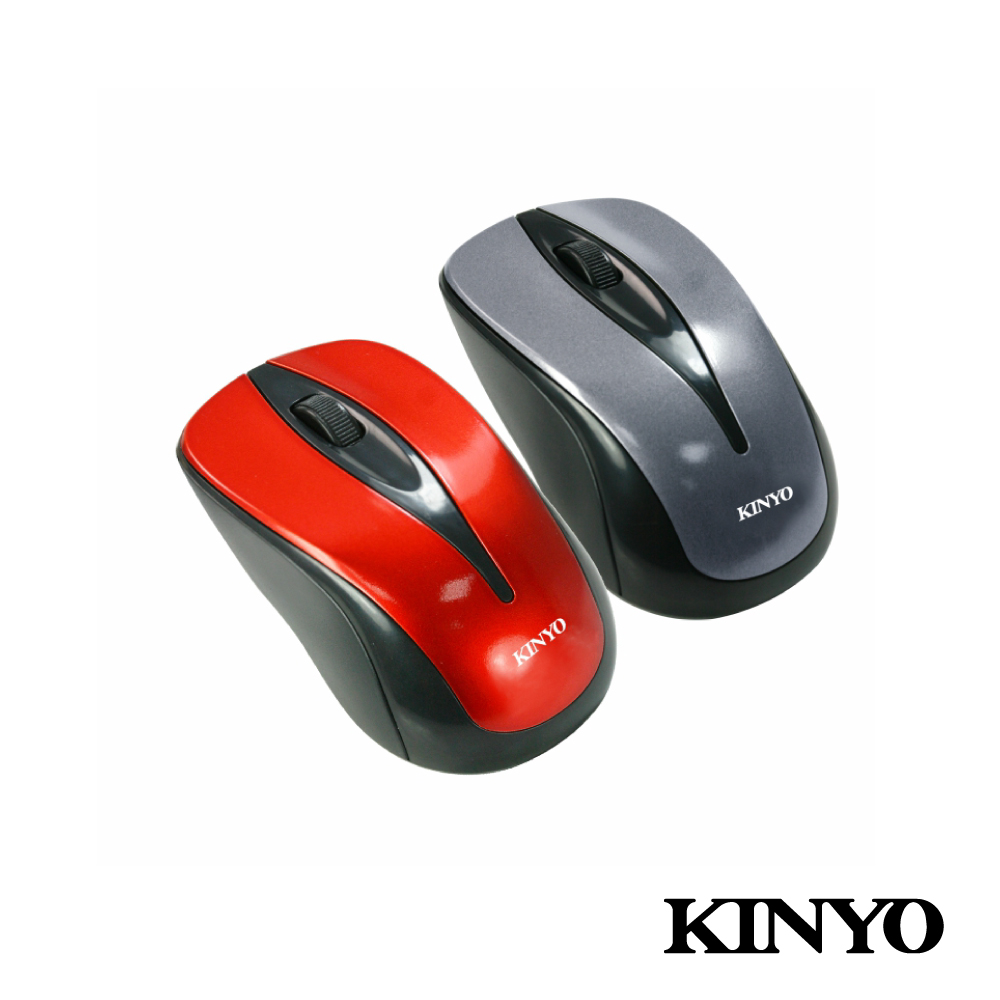 KINYO藍光USB靜音有線滑鼠LKM505