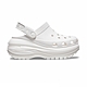 Crocs Mega Crush Clog 男女鞋 白色 厚底 光輪克駱格 厚底 洞洞鞋 涼拖鞋 207988100 product thumbnail 1