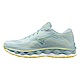 Mizuno Wave Sky 7 [J1GD230273] 女 慢跑鞋 運動 馬拉松 緩衝型 透氣 回彈 美津濃 綠黃 product thumbnail 1