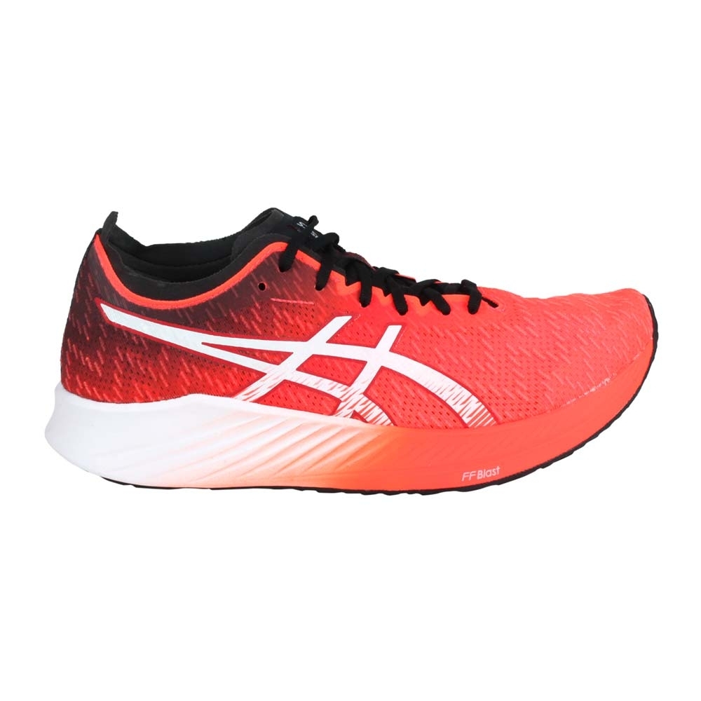 ASICS MAGIC SPEED 限量-男路跑鞋-2E-寬楦 亞瑟士 1011B393-600 螢光橘紅白