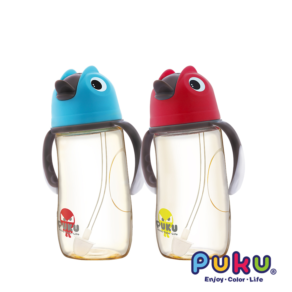 【PUKU】PPSU企鵝滑蓋學習水杯280ml