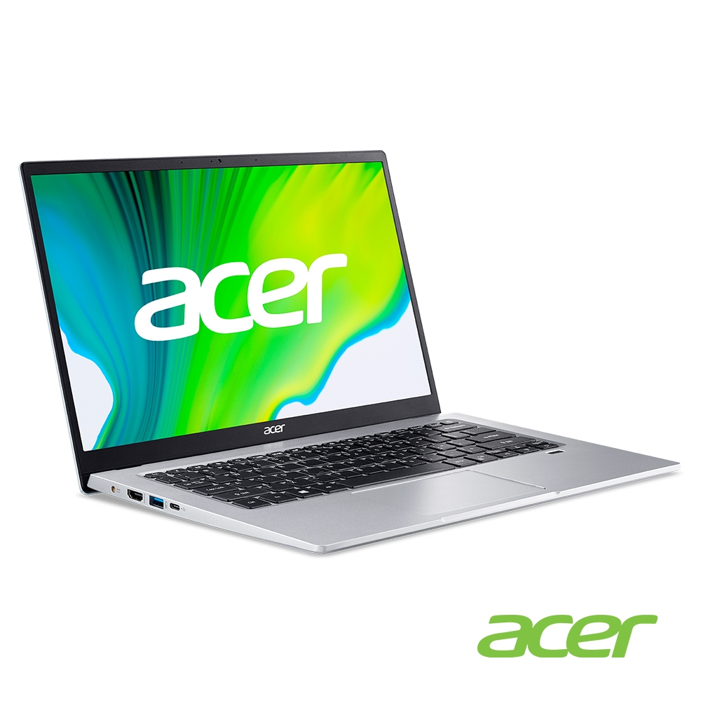 Acer SF114-34-C9V9 14吋輕薄筆電(N5100/4G/256G SSD/Swift 1/彩虹銀)_N