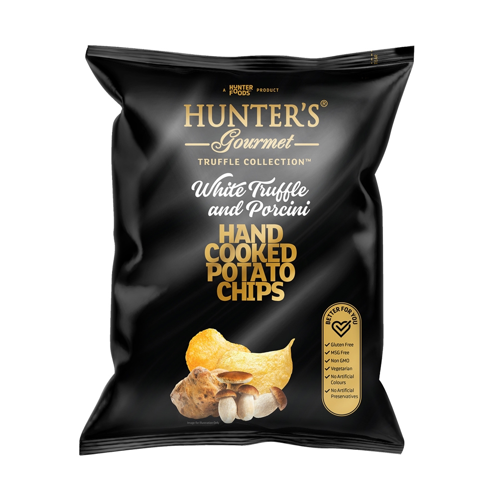 Hunter's Gourmet 亨特手工洋芋片-白松露&牛肝菌味(125g)