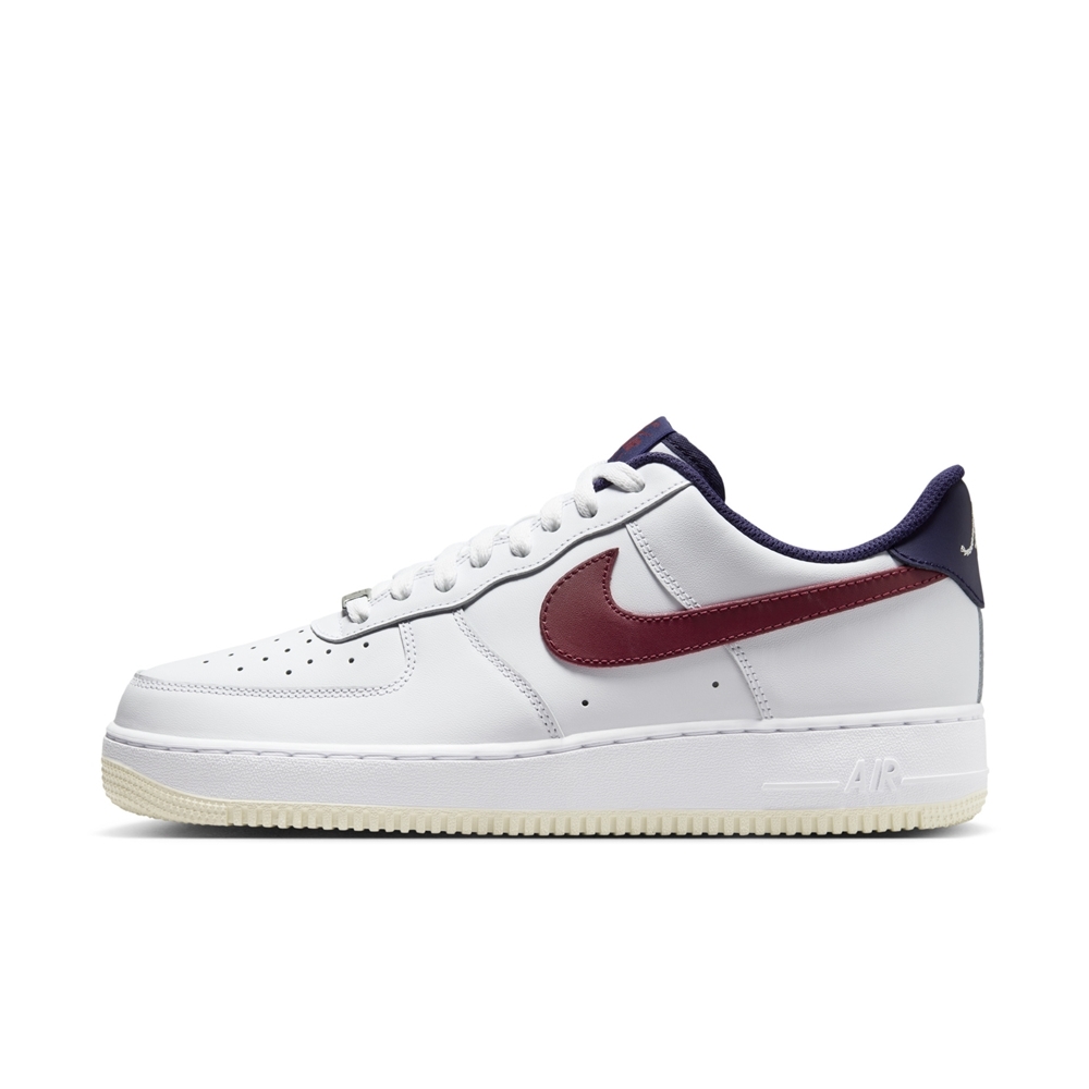 NIKE AIR FORCE 1 07 男休閒運動鞋-白紅藍-FV8105161