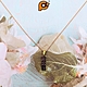 Sipress 日本進口天然石榴石925純銀玫瑰金雙色項鍊 product thumbnail 1
