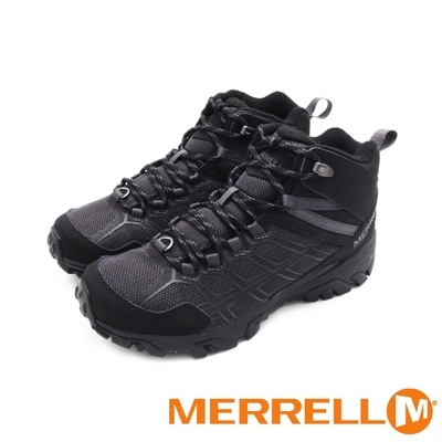 MERRELL(女)MOAB FST 3 THERMO MID WP郊山健行鞋 女鞋-黑