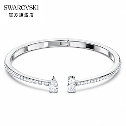 SWAROVSKI 施華洛世奇 Attract 白金色時尚簡約手環