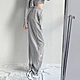 休閒高腰寬鬆直筒縮口棉褲(KDPQ-215)【KISSDIAMOND】 product thumbnail 1