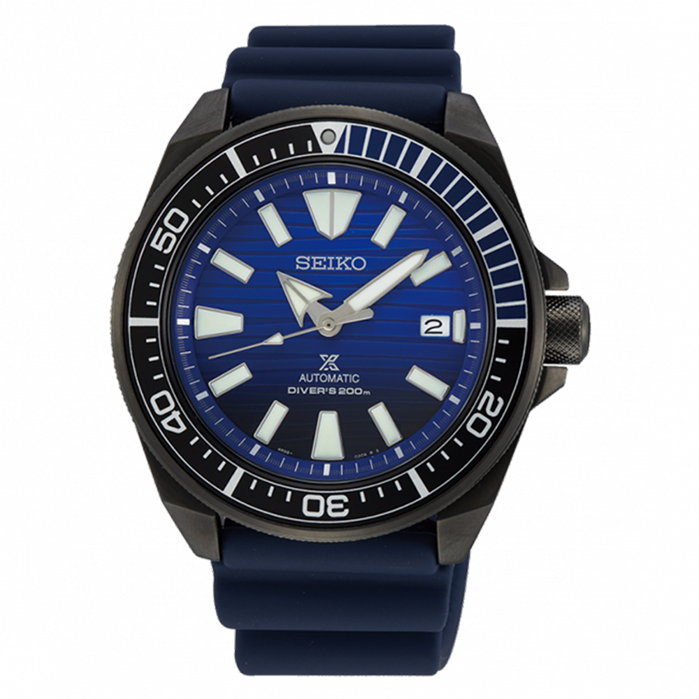 SEIKO 精工Prospex 機械深海潛水錶-藍4R35-01X0A/SRPD09