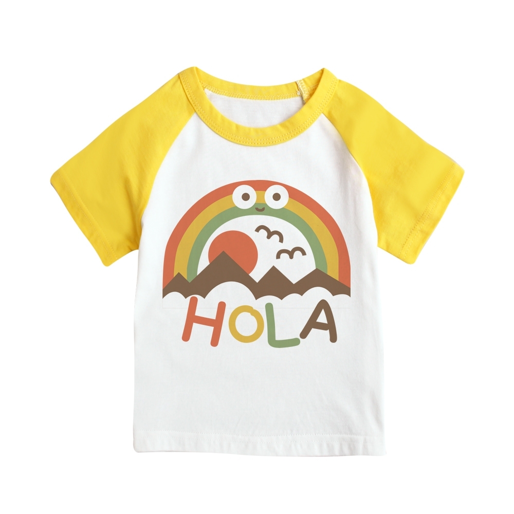 Baby童衣 設計圖T插肩上衣 66251 (HOLA)