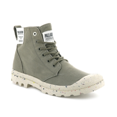 Palladium PAMPA HI ORGANIC 男休閒鞋 軍綠色