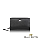 【BRAUN BUFFEL 德國小金牛】台灣總代理 HOMME-M 拉鍊零錢包-黑色/BF306-161-BK product thumbnail 2