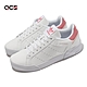 adidas 休閒鞋 Court Tourino J 大童 女鞋 白 粉紅 皮革 小白鞋 三葉草 愛迪達 H00765 product thumbnail 1