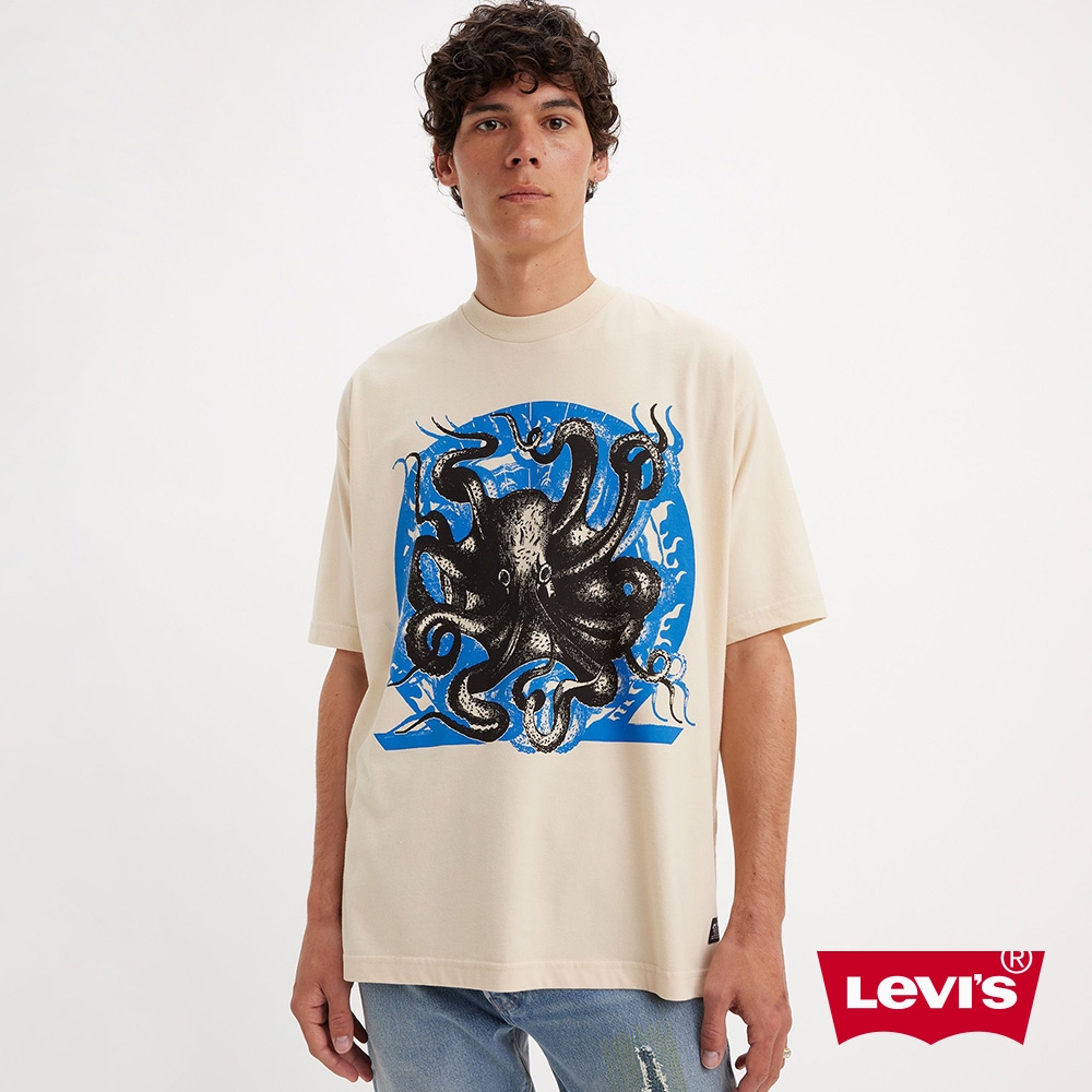 Levi's Skateboarding 滑板系列 男款 舒適涼爽寬鬆短袖圖案 Tee