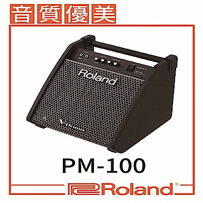 【ROLAND樂蘭】PM-100★監聽音箱80瓦 / 內建混音功能 贈導線★公司貨保固