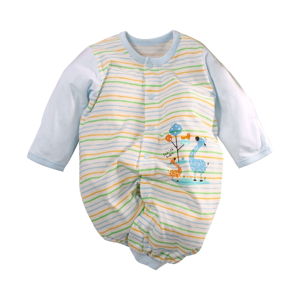 魔法Baby 台灣製薄款純棉兩用護手連身衣 b0291